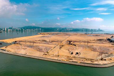 海南省三沙市填海造島工程
